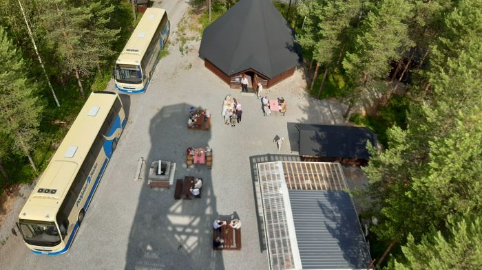 Himmaanmäen näkötorni
Näkymä alas huipulta
