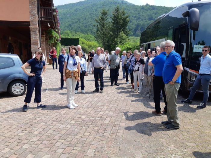 Saavuttiin juuri Italiaan
