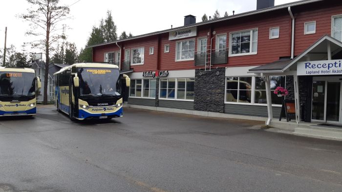 Ensimmäinen yöpyminen Lapland hotels Äkäslompolo
