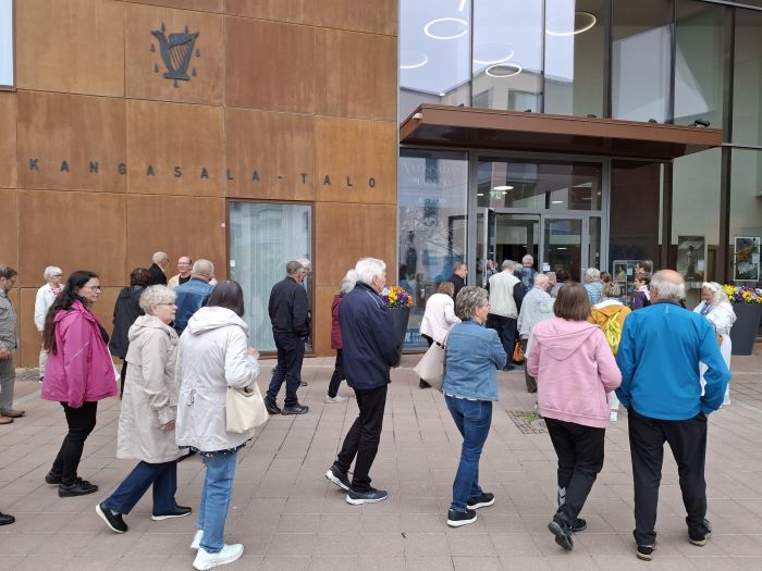 Saavuttiin Kangasala talolle.
