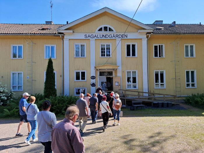 Saavuttiin Sagalundin museolle
